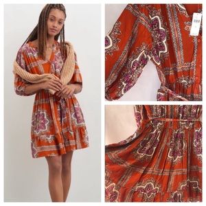 Anthropologie Porridge Isabel Mini Dress M